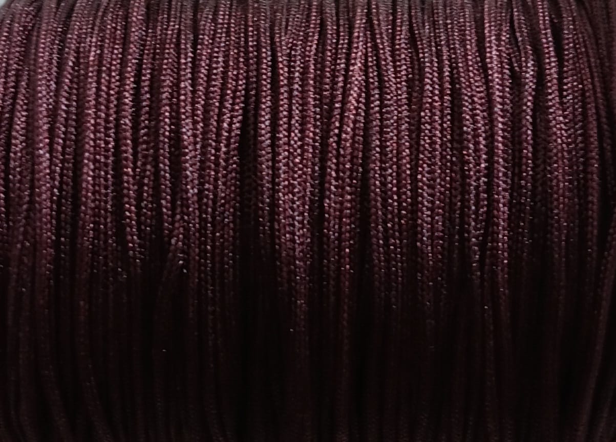 Fil de jade / nylon tressé - 1 mm