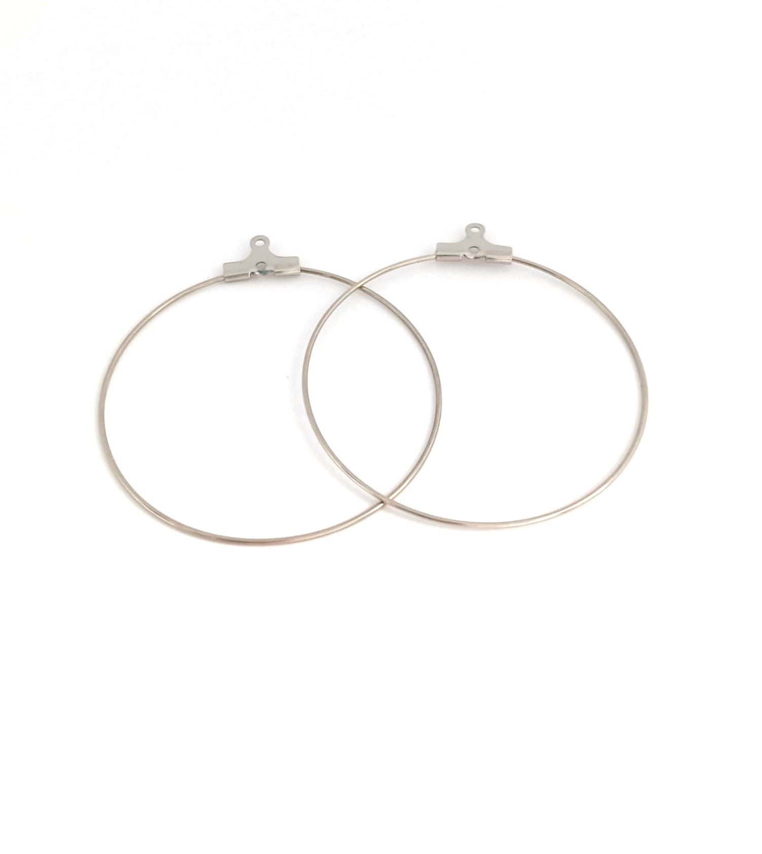 perlesetcreationbijoux-supports-boucles-doreilles-creoles-acier-inoxydable-40mm-argente