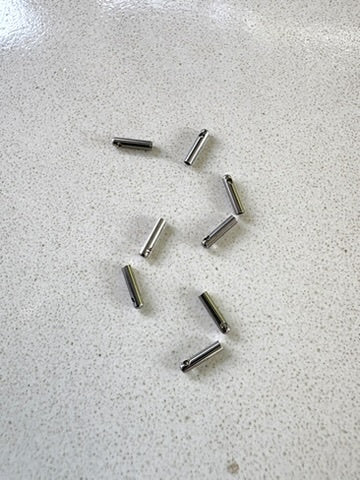 perlesetcreationbijoux - embouts pour cordon 1 mm en acier inoxydable argenté