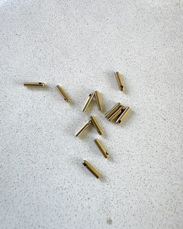 perlesetcreationbijoux - embouts pour cordon 1,5 mm en acier inoxydable doré PVD