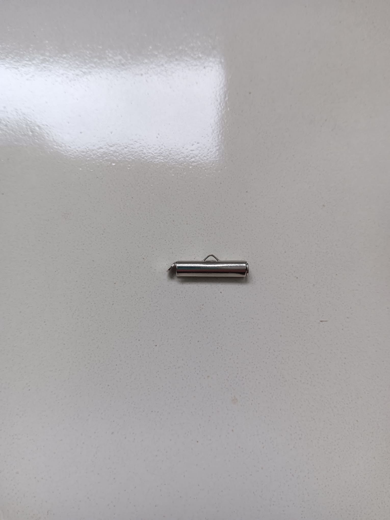 perlesetcreationbijoux - embout pour tissage de perles argenté