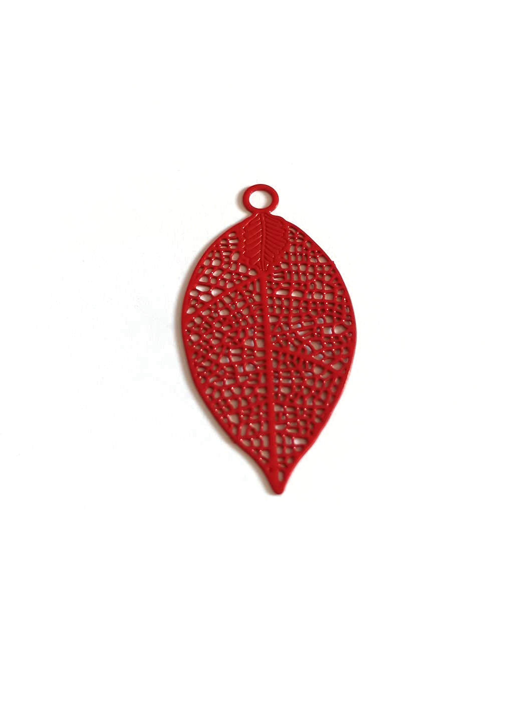 perlesetcreationbijoux-estampe-filigrane-feuille-38x20mm-rouge