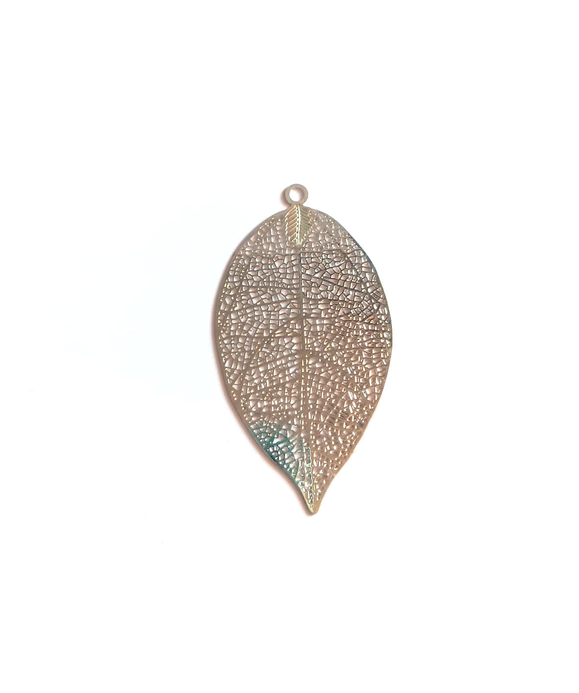 Estampe filigrane feuille - 49x26 mm
