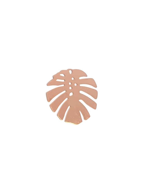 Estampe feuille monstera - 36x32 mm
