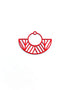perlesetcreationbijoux-estampe-filigrane-demi-rond-23x30mm-rouge