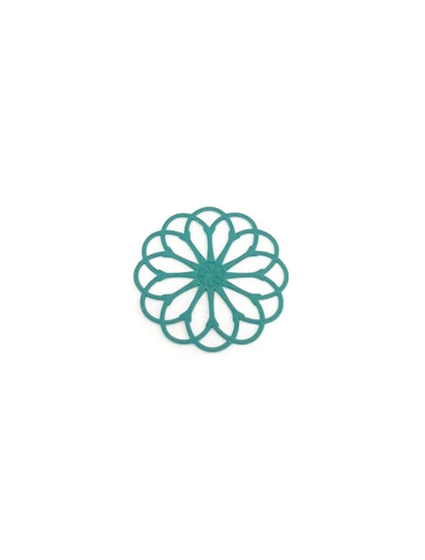 perlesetcreationbijoux-estampe-filigrane-fleur-28mm-vert-turquoise