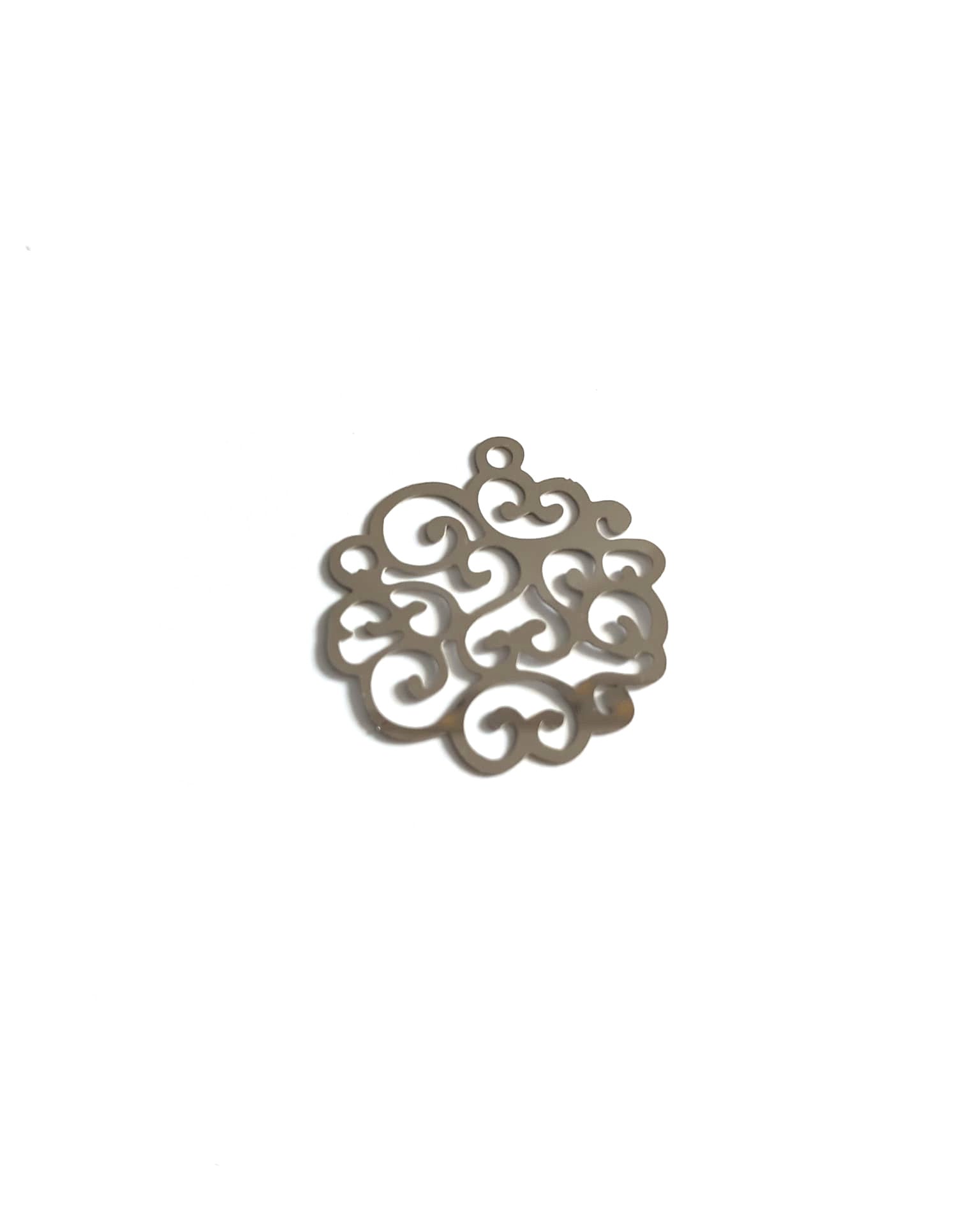 perlesetcreationbijoux-estampe-filigrane-fleurie-acier-inoxydable-argente