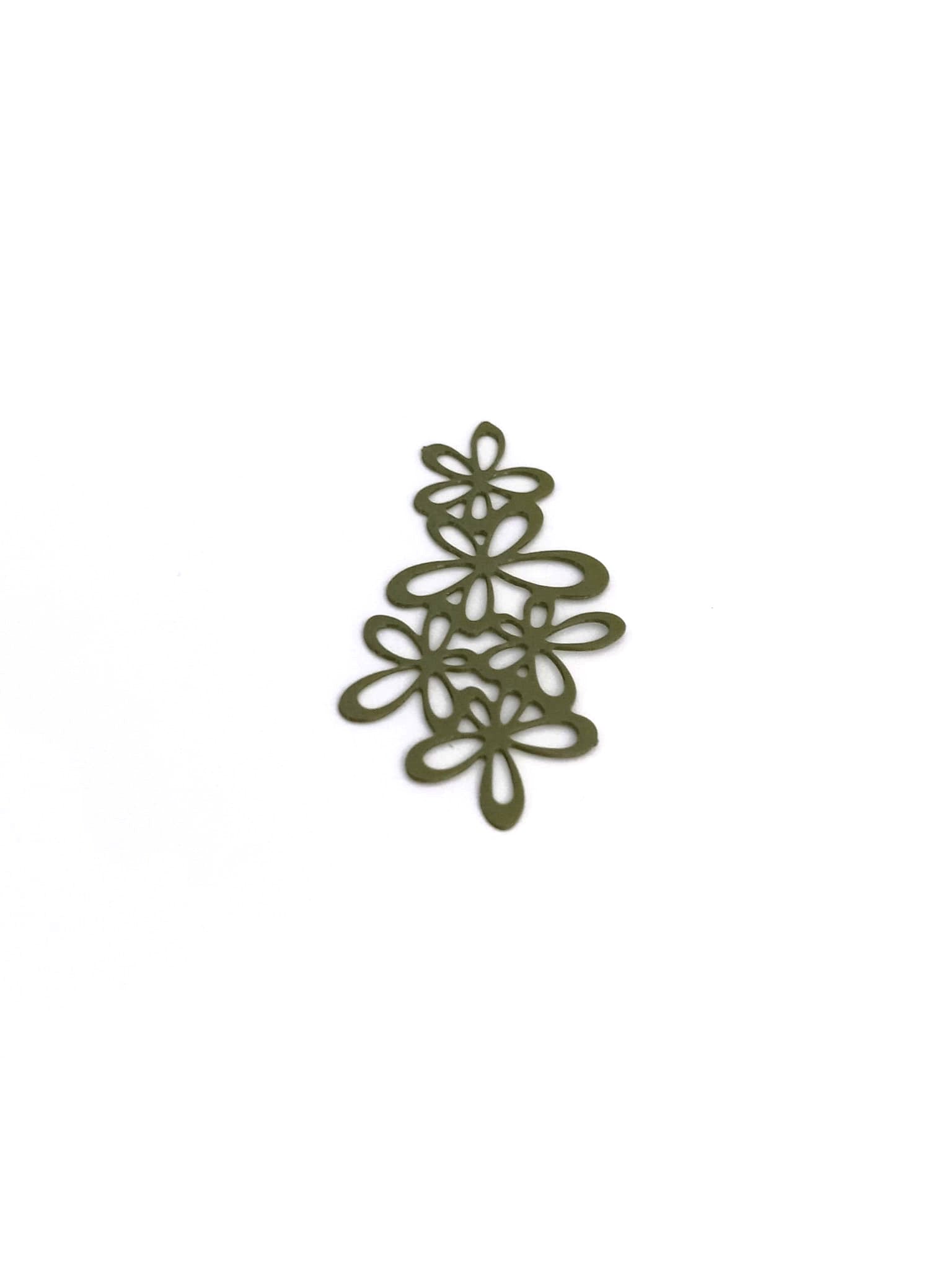 perlesetcreationbijoux-estampe-filigrane-fleurs-kaki