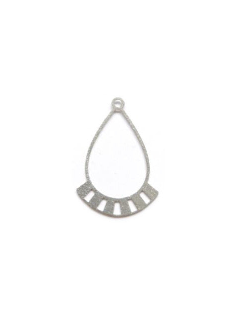 perlesetcreationbijoux-estampe-filigrane-goutte-connecteur-argente-paillete