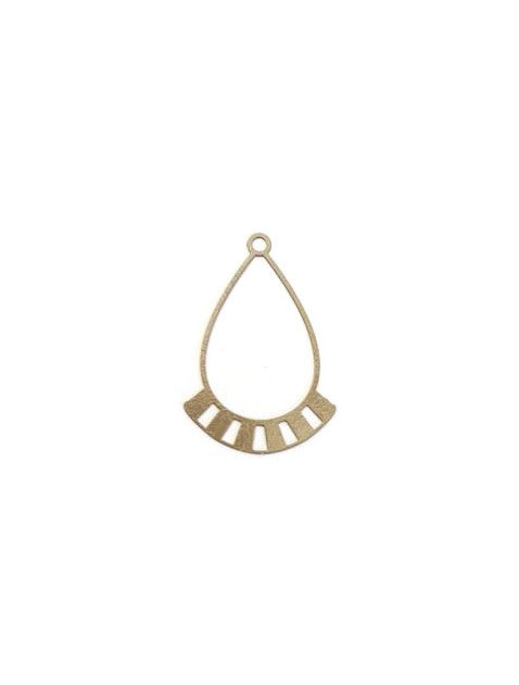 perlesetcreationbijoux-estampe-filigrane-goutte-connecteur-marron