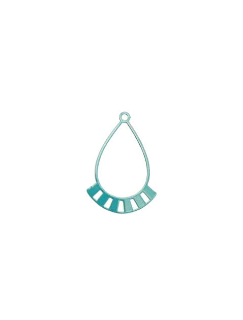 perlesetcreationbijoux-estampe-filigrane-goutte-connecteur-vert