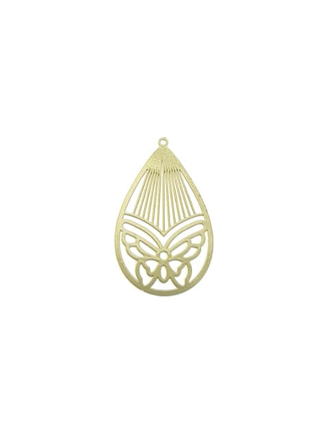 perlesetcreationbijoux-estampe-filigrane-goutte-42x26mm-kaki