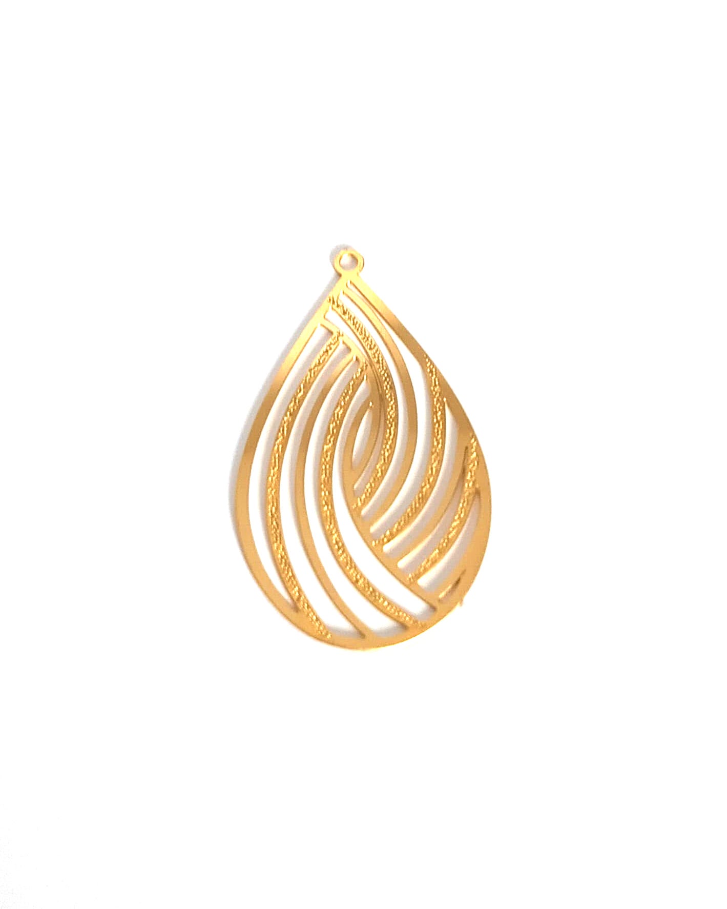 perlesetcreationbijoux-estampe-filigrane-goutte-acier-inoxydable-32x18mm-dore
