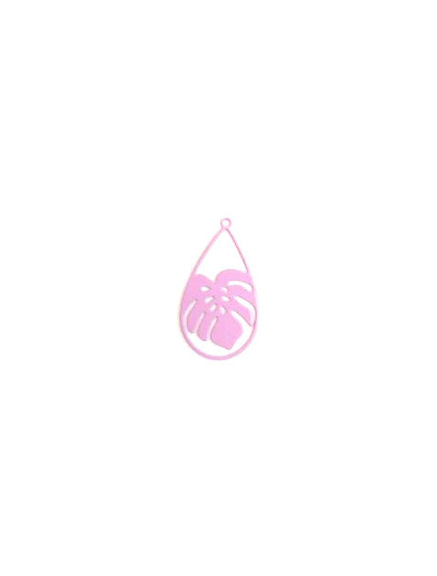 perlesetcreationbijoux-estampe-filigrane-goutte-feuille-monstera-26x15mm-mauve