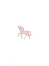 perlesetcreationbijoux - estampe filigrane licorne 21x23 mm rose