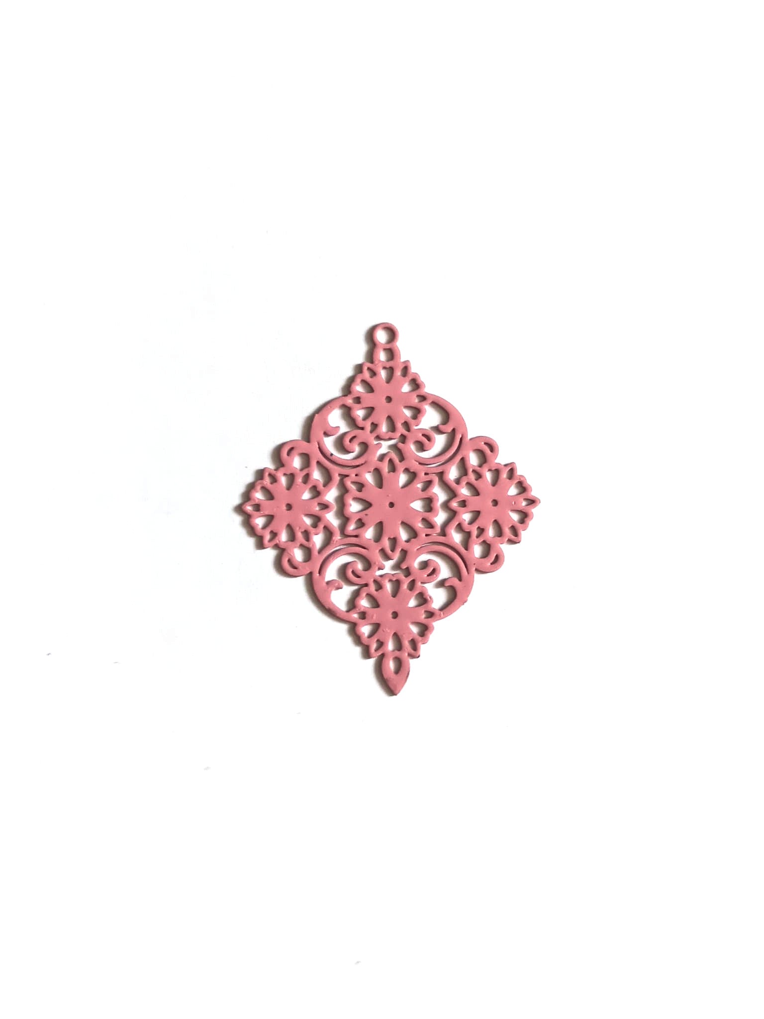 perlesetcreationbijoux-estampe-filigrane-losange-40x30mm-rose