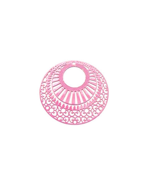 perlesetcreationbijoux-estampe-filigrane-rosace-35x38mm-rose