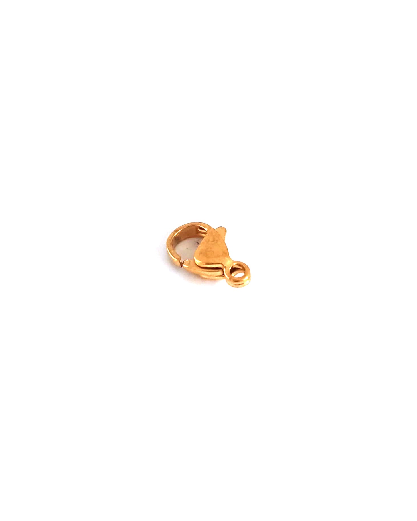Fermoir mousqueton acier inox 304 - 12x7 mm x1