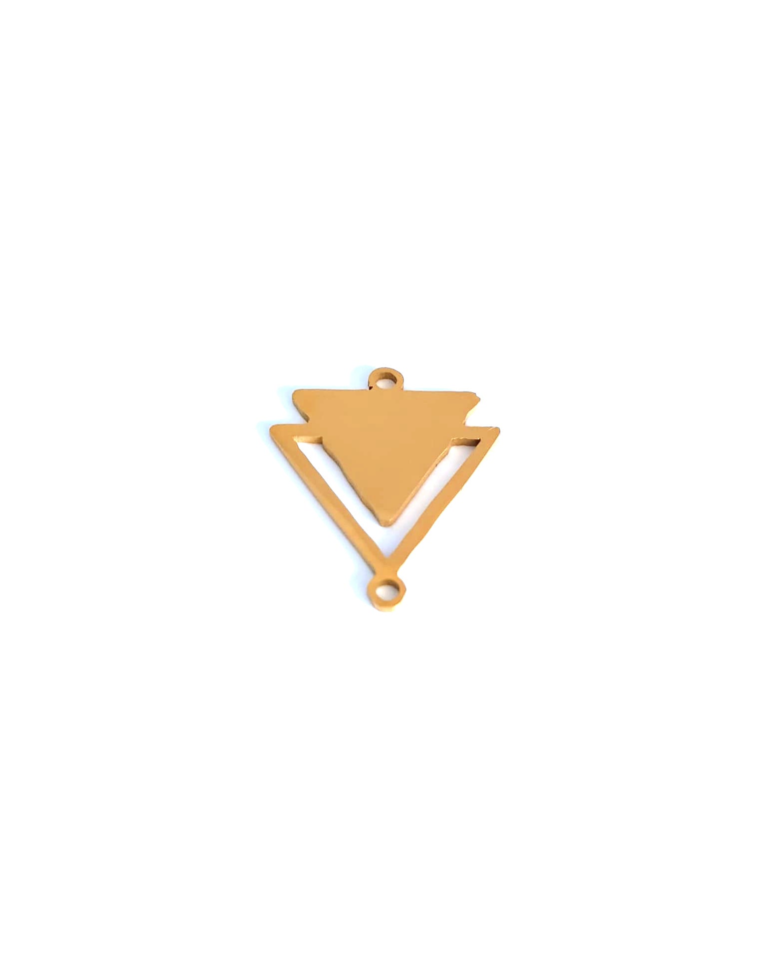 Intercalaire triangle acier inox - 19x16 mm