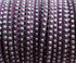 perlesetcreationbijoux - cordon de suédine strassée 3 mm violet
