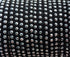 perlesetcreationbijoux - cordon de suédine strassée 3 mm noir