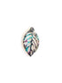 perlesetcreationbijoux pendentif feuille acetate 38x22mm multicolore