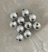 perlesetcreationbijoux - perles rondes en acrylique 14 mm argenté