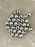 perlesetcreationbijoux - perles rondes en acrylique argenté 10mm