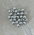 perlesetcreationbijoux - perles rondes en acrylique 8 mm argenté