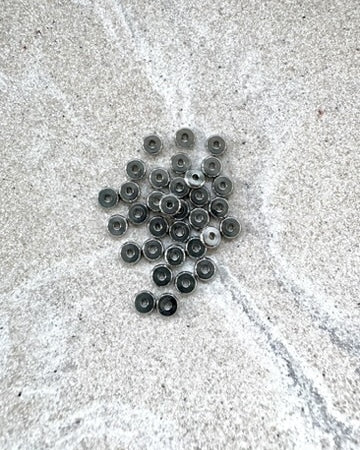 perlesetcreationbijoux - perles rondelles en acier inoxydable 304 argenté de 4x1,2 mm