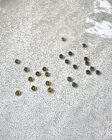 perlesetcreationbijoux - perles rondelles en acier inoxydable 304 argenté et doré de 4x1,2 mm