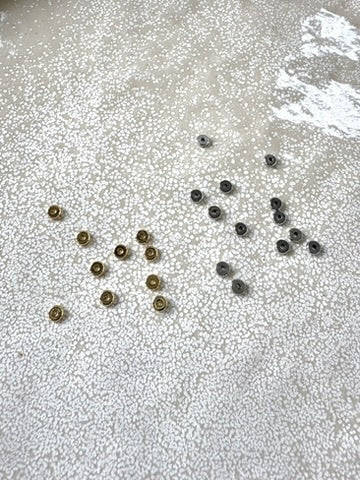 perlesetcreationbijoux - perles rondelles en acier inoxydable 304 argenté et doré de 4x1,2 mm