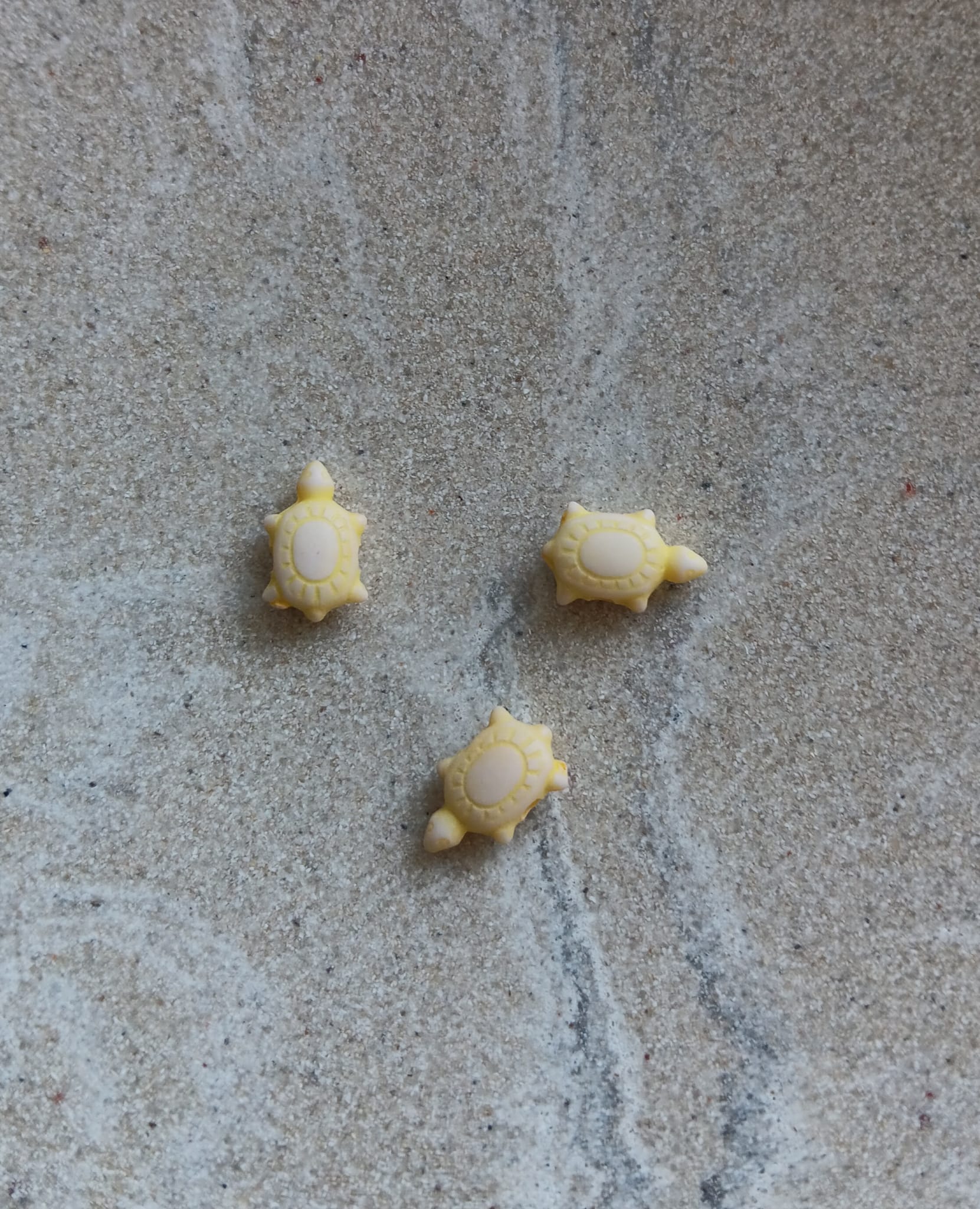 Perles tortue en acrylique - 12x8 mm x10