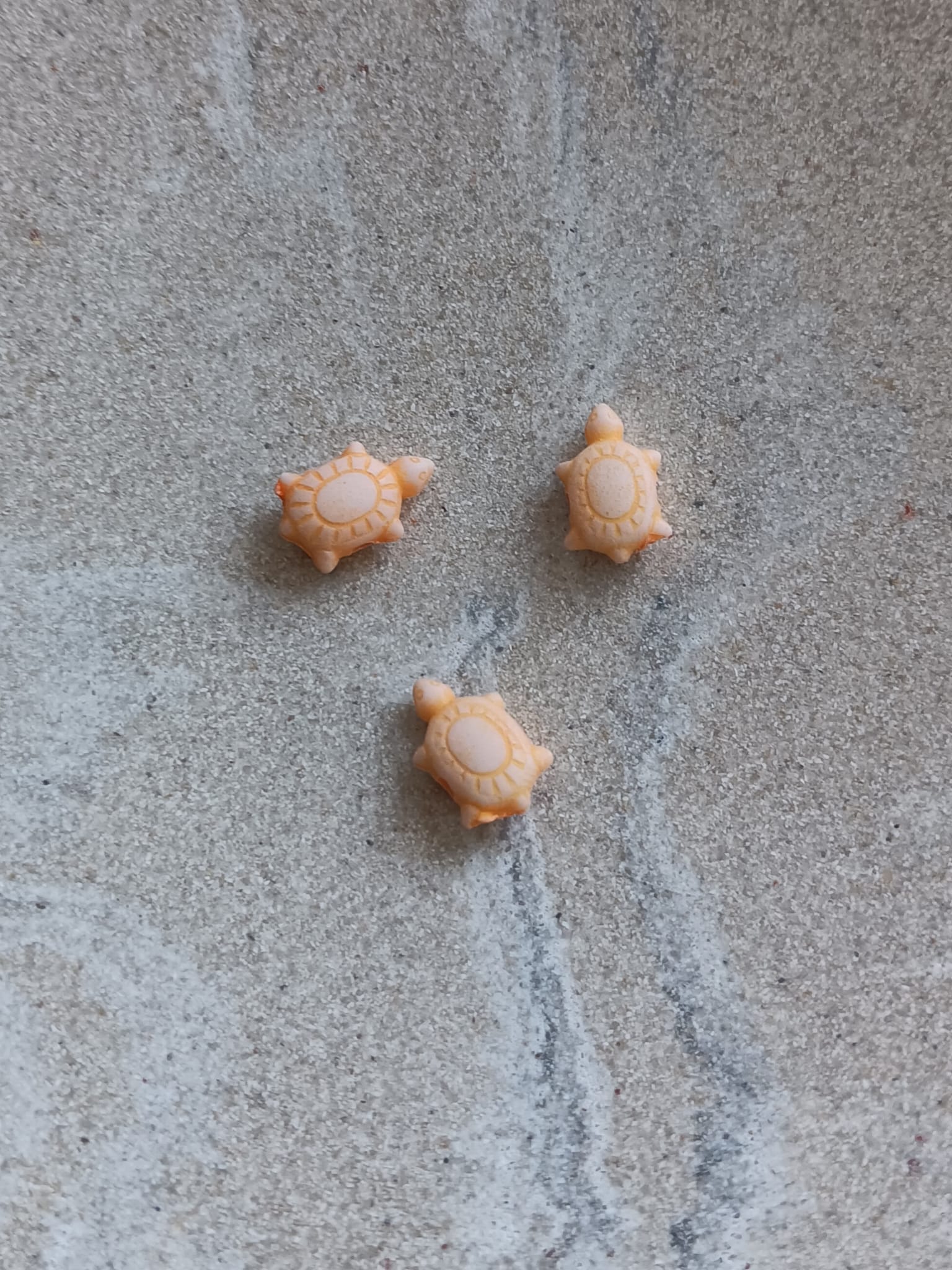 Perles tortue en acrylique - 12x8 mm x10