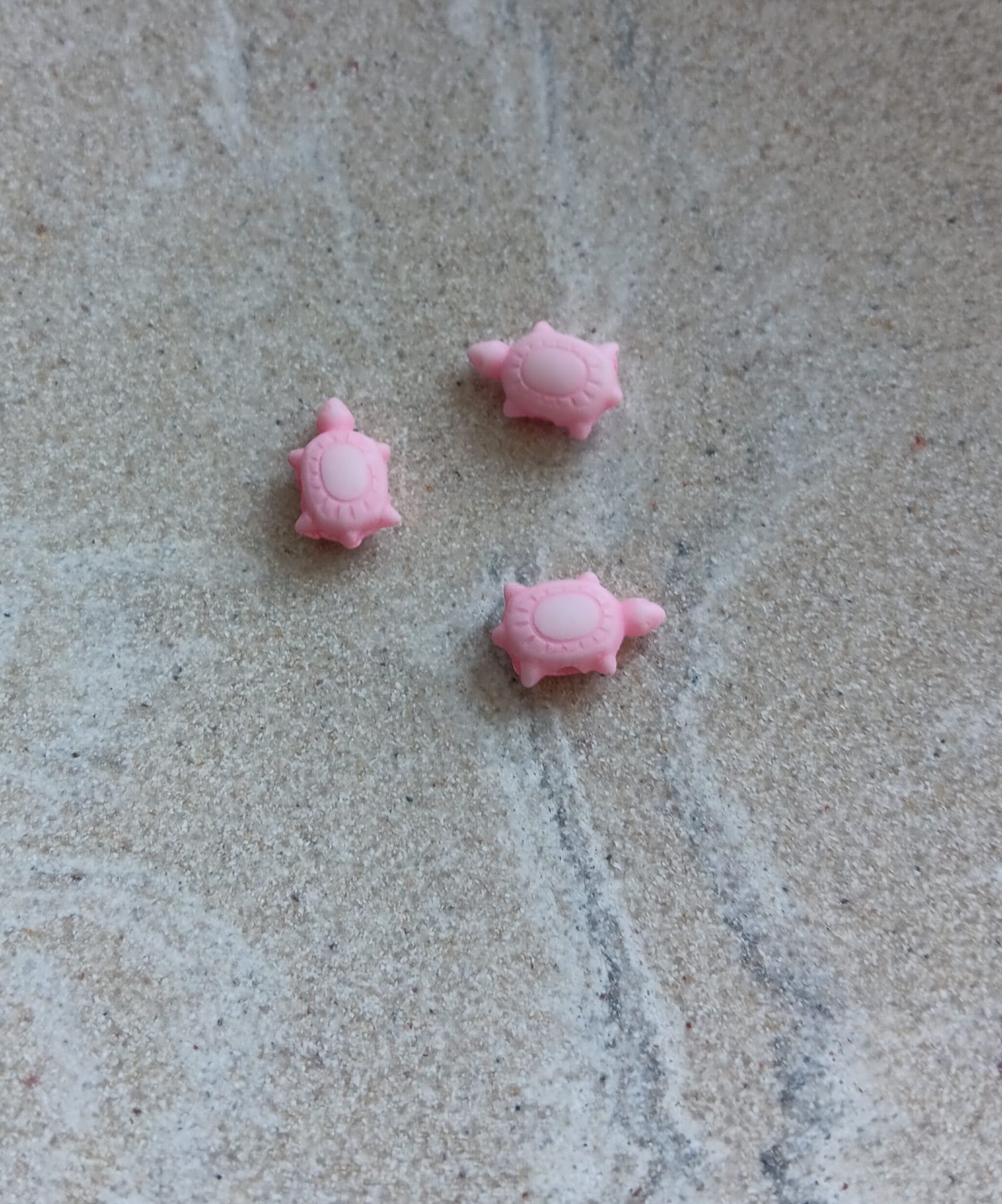 Perles tortue en acrylique - 12x8 mm x10