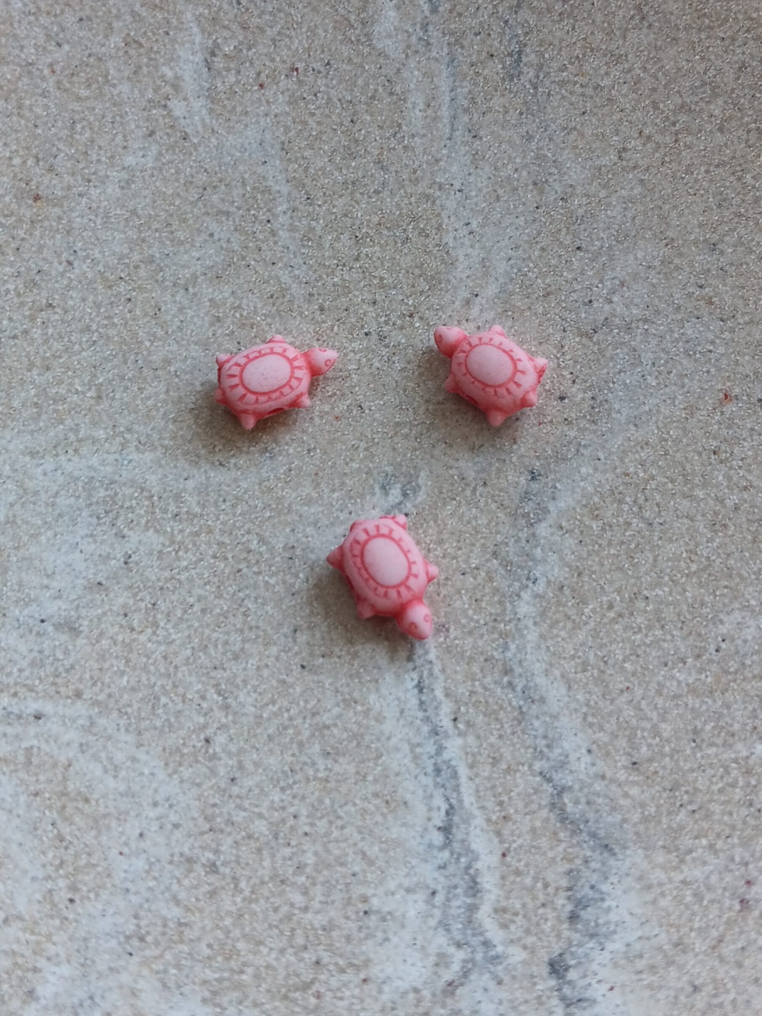 Perles tortue en acrylique - 12x8 mm x10