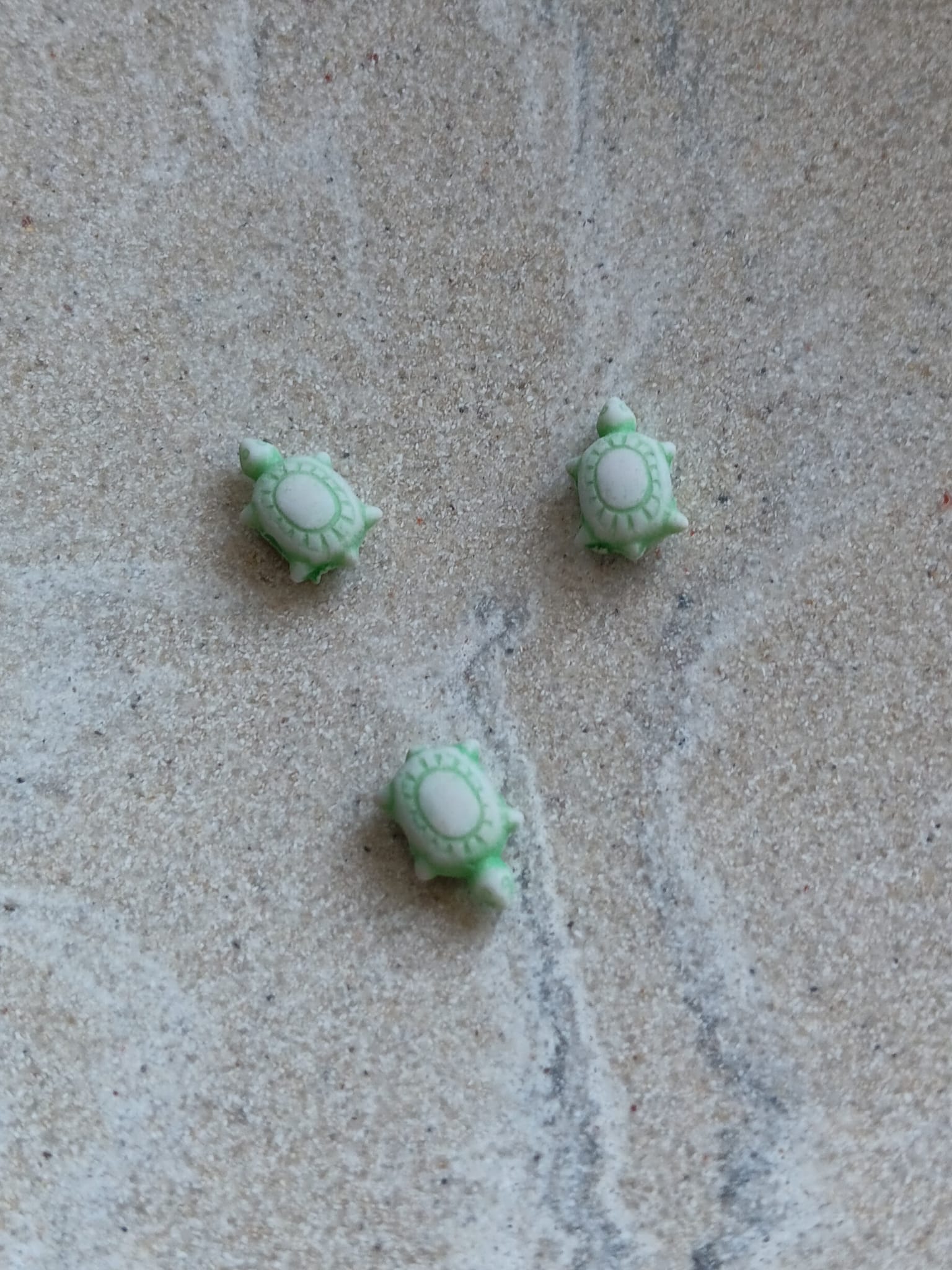 Perles tortue en acrylique - 12x8 mm x10