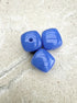 perlesetcreationbijoux - perles carrées en acrylique de 17 mm couleur bleue