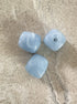 perlesetcreationbijoux - perles carrées en acrylique 17 mm bleu ciel