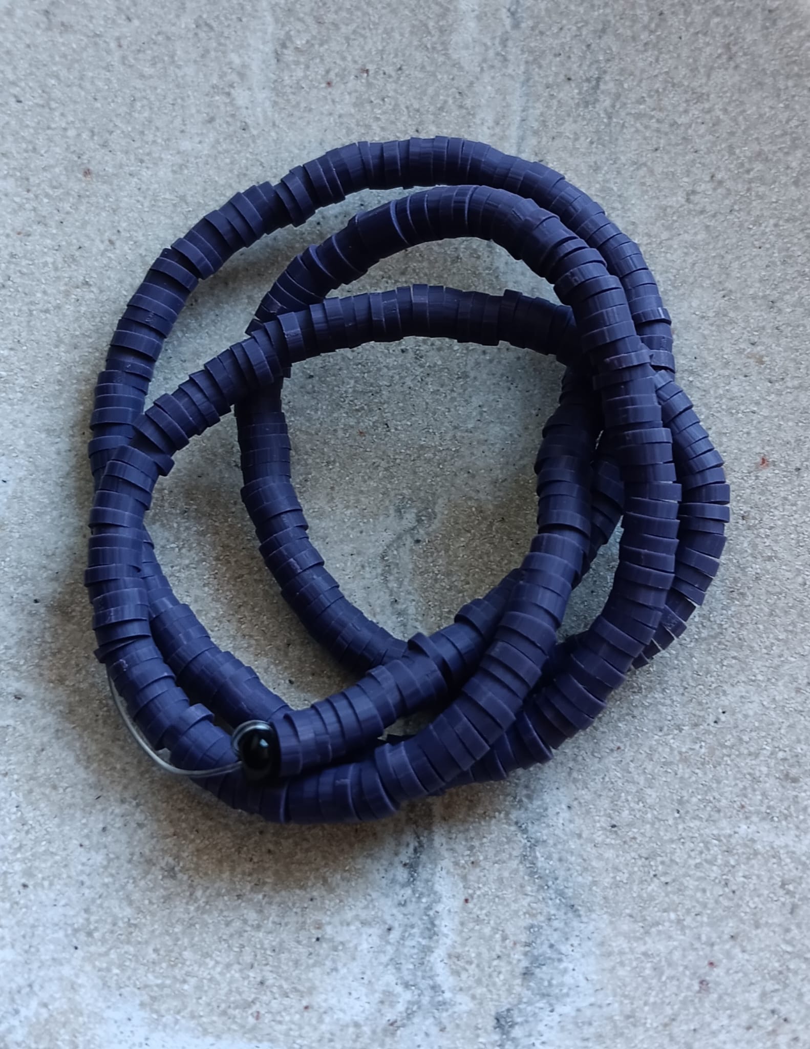 Perles heishi en pâte polymère - 4mm