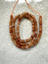 perlesetcreationbijoux - perles rondelles heishi en aventurine rouge naturelle de 4x2 mm