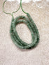 perlesetcreationbijoux - perles heishi en aventurine verte naturelle de 4,5x2,5 mm