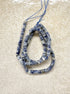 perlesetcreationbijoux - perles heishi en jaspe bleu naturel de 4x2 mm