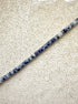 perlesetcreationbijoux - perles heishi en jaspe bleu naturel de 4x2 mm