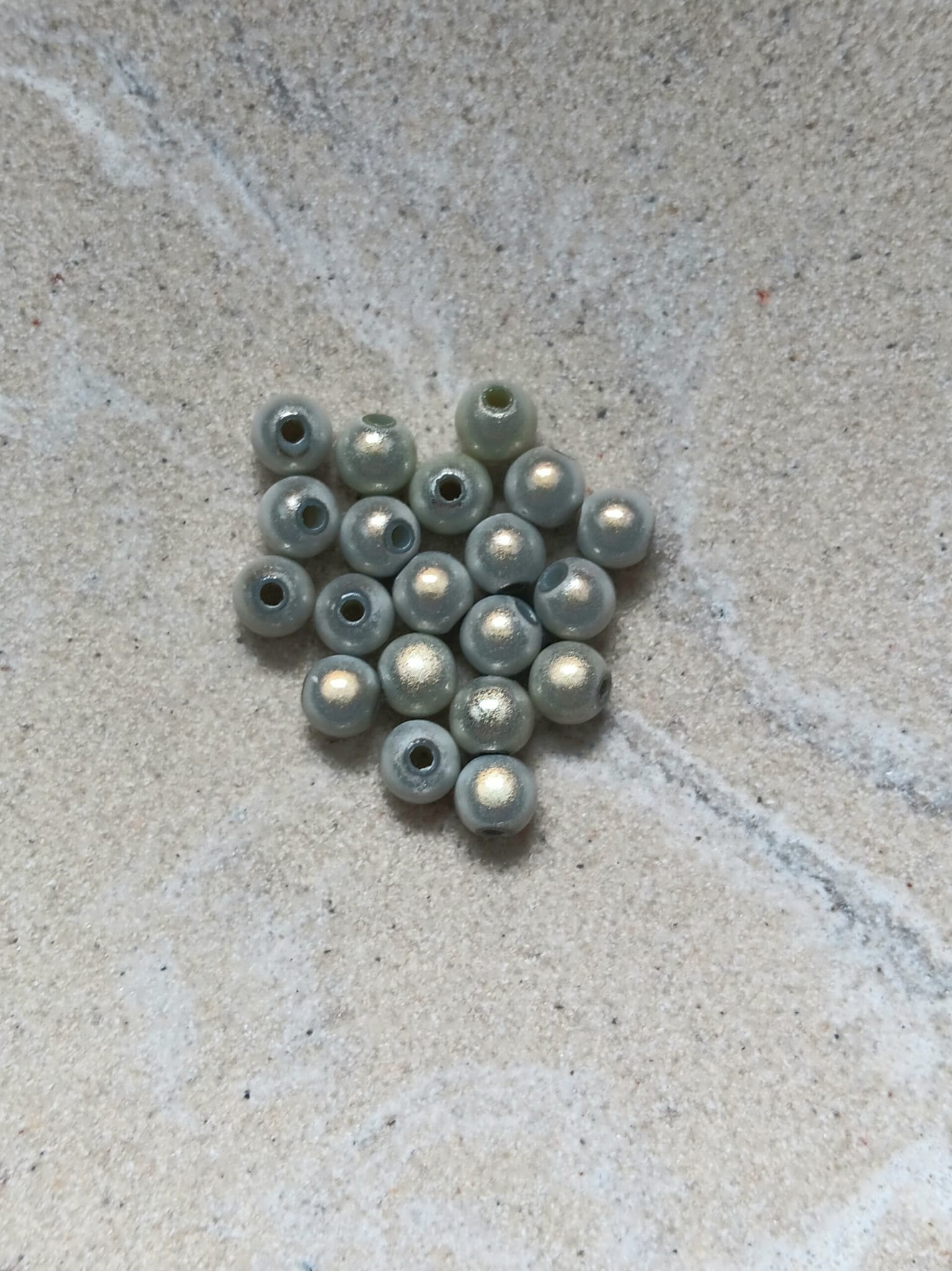 perlesetcreationbijoux - perles magiques en acrylique de 6 mm blanches