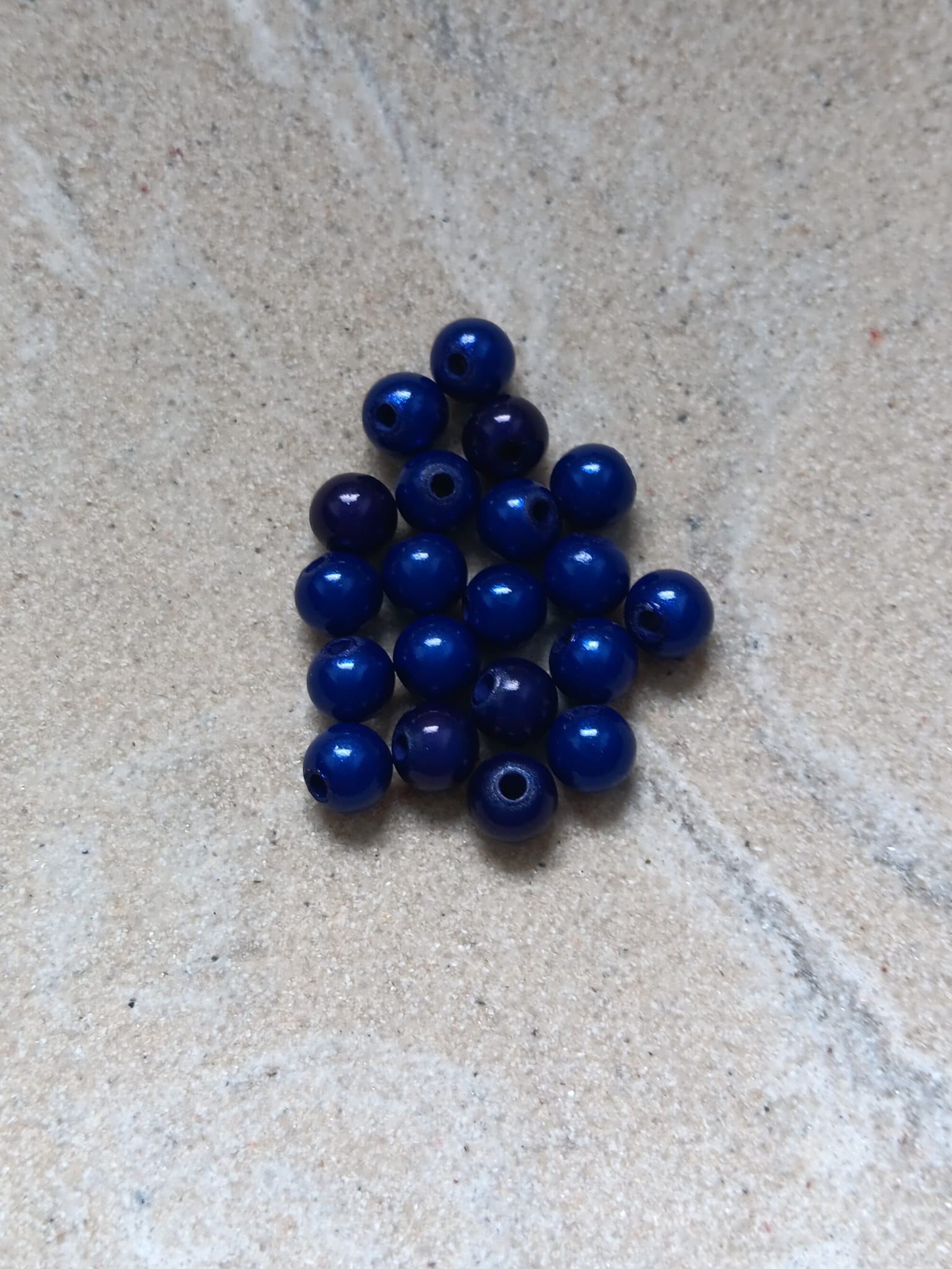 perlesetcreationbijoux - perles magiques en acrylique de 6 mm bleues