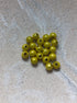 perlesetcreationbijoux - perles magiques en acrylique de 6 mm jaunes
