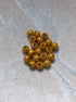 perlesetcreationbijoux - perles magiques en acrylique de 6 mm jaune moutarde