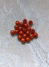 perlesetcreationbijoux - perles magiques en acrylique de 6 mm orange