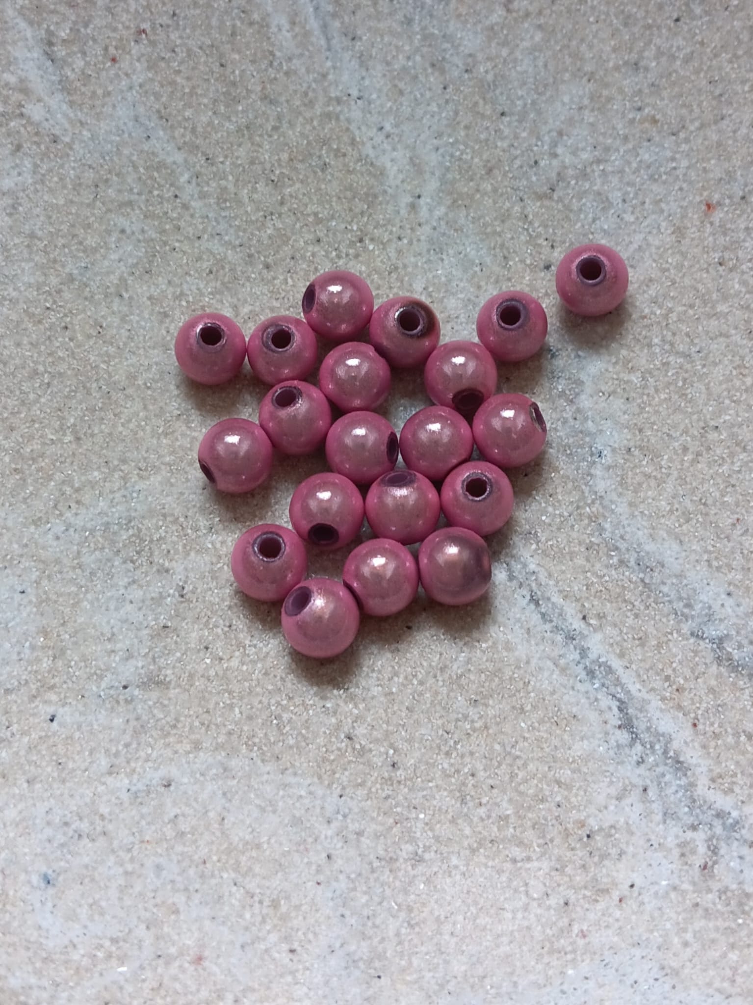 perlesetcreationbijoux - perles magiques en acrylique de 6 mm rose